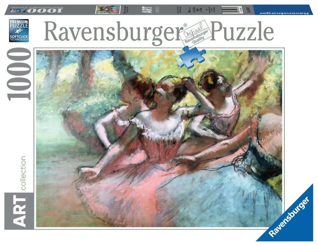 Puzzle - Quatre Ballerines Sur Scène - 1000 pièces - Edgar Degas