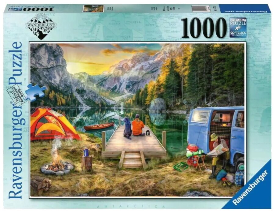 Puzzle - Camping Calme - 1000 Pièces
