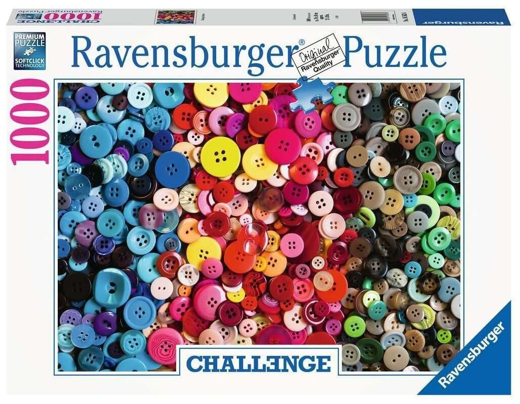 Puzzle Challenge - Boutons - 1000 Pièces
