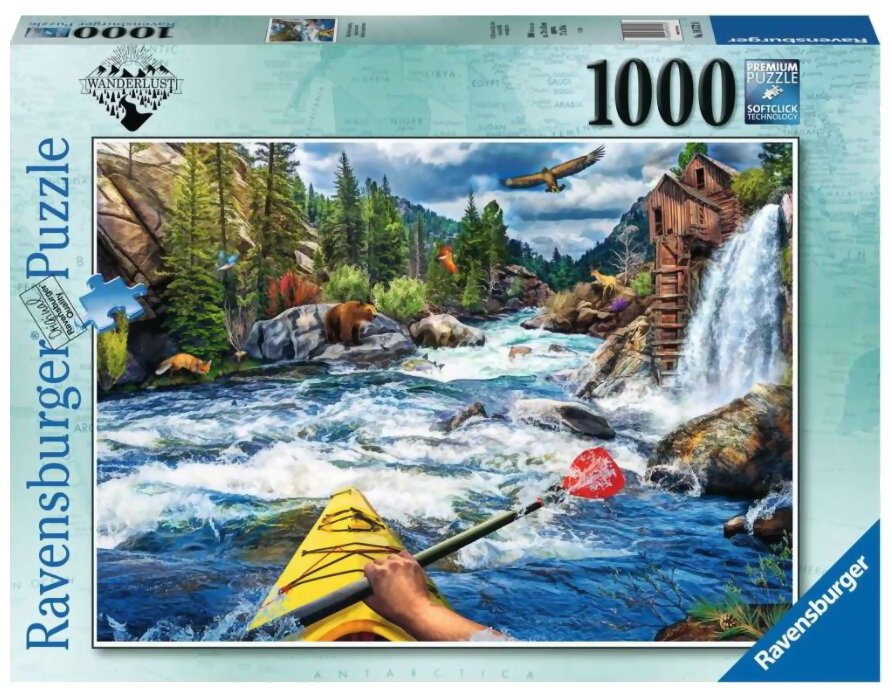 Puzzle - Kayak D'eau Vive - 1000 Pièces