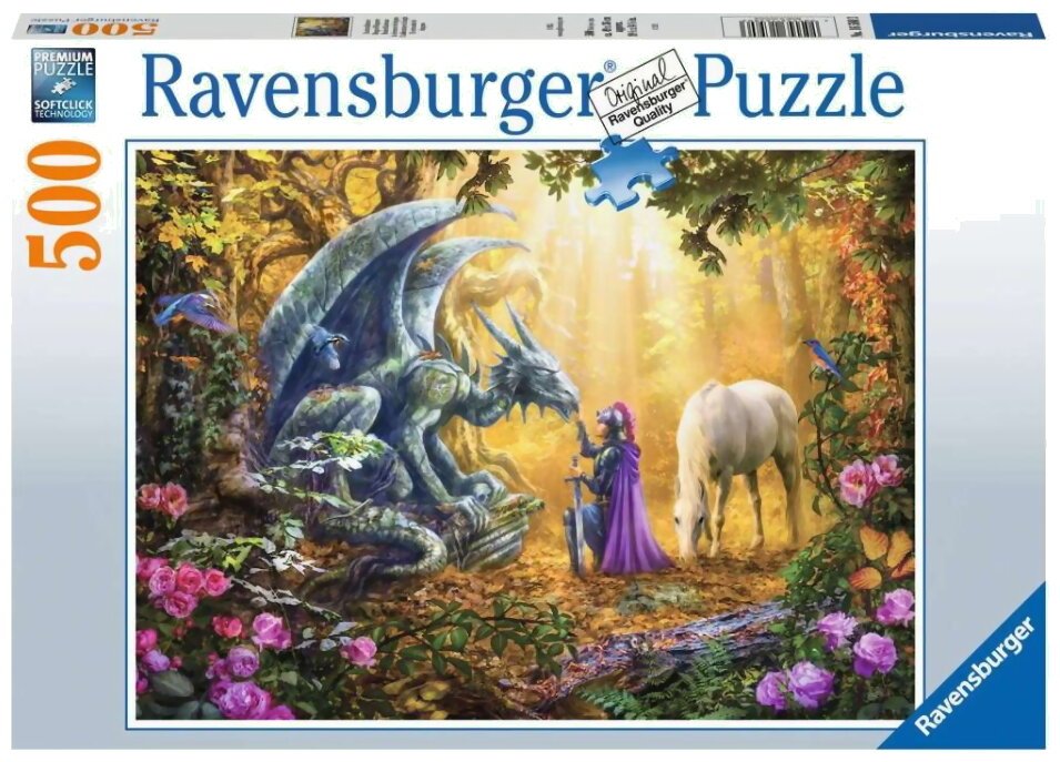 Puzzle - Le Dresseur De Dragons - 500 Pièces