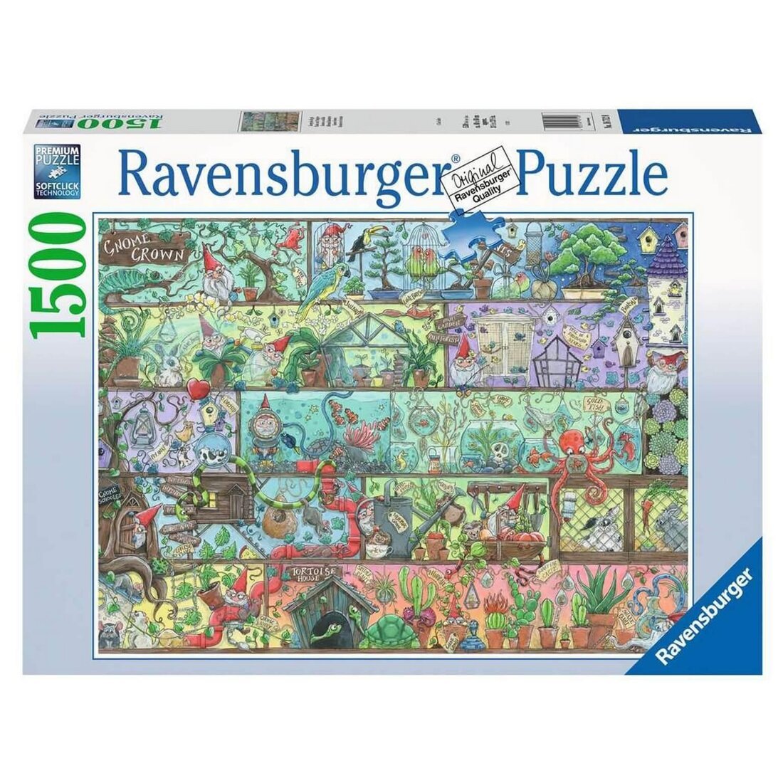 Ravensburger Puzzle - Nains sur l'étagère - 1500 Pièces