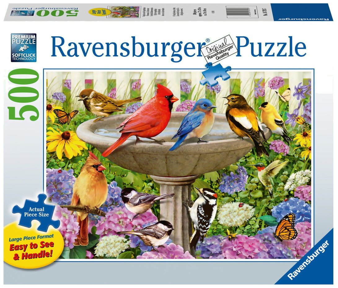 Puzzle - Oiseaux À L'abreuvoir - 500 Pièces
