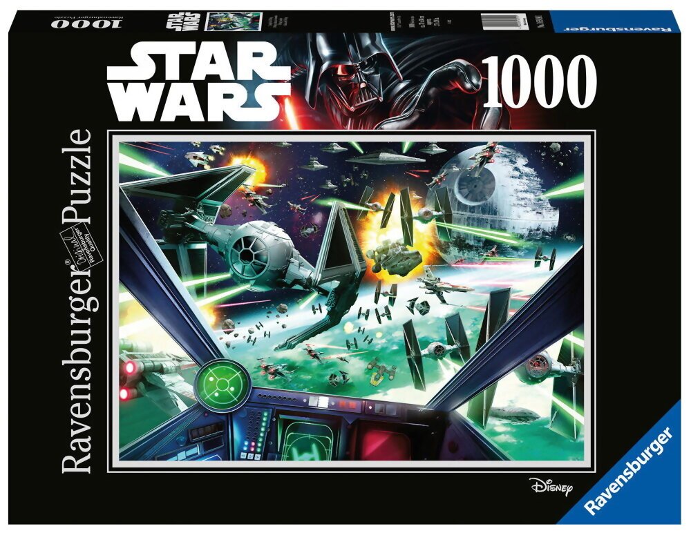Puzzle - Star Wars - Cockpit Du Tie Fighter - 1000 Pièces