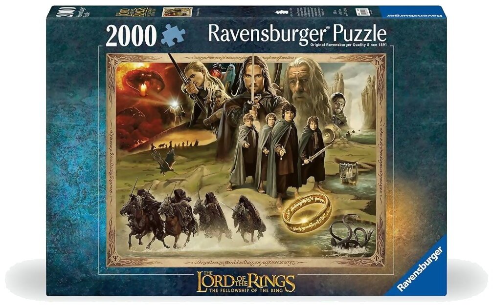 Puzzle - The Lord of The Ring - The Fellowship of the ring - 2000 Pièces