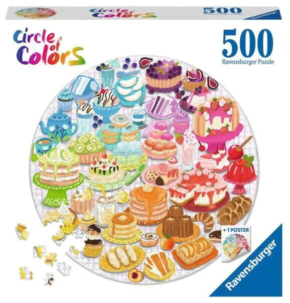 Puzzle - Circle Of Colors - Desserts - 500 Pièces