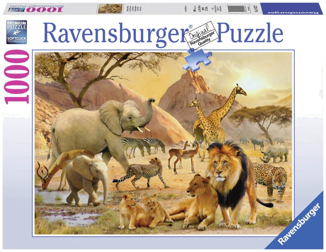Puzzle - Au Cœur De La Savanne - 1000 Pièces
