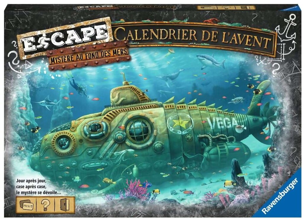 Escape - Calendrier de l'avent - Mystère au fond des mers