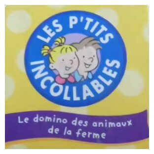 Les P'tits Incollables - Le domino des animaux de la ferme