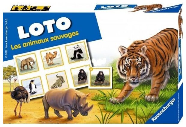 Loto - Les Animaux Sauvages