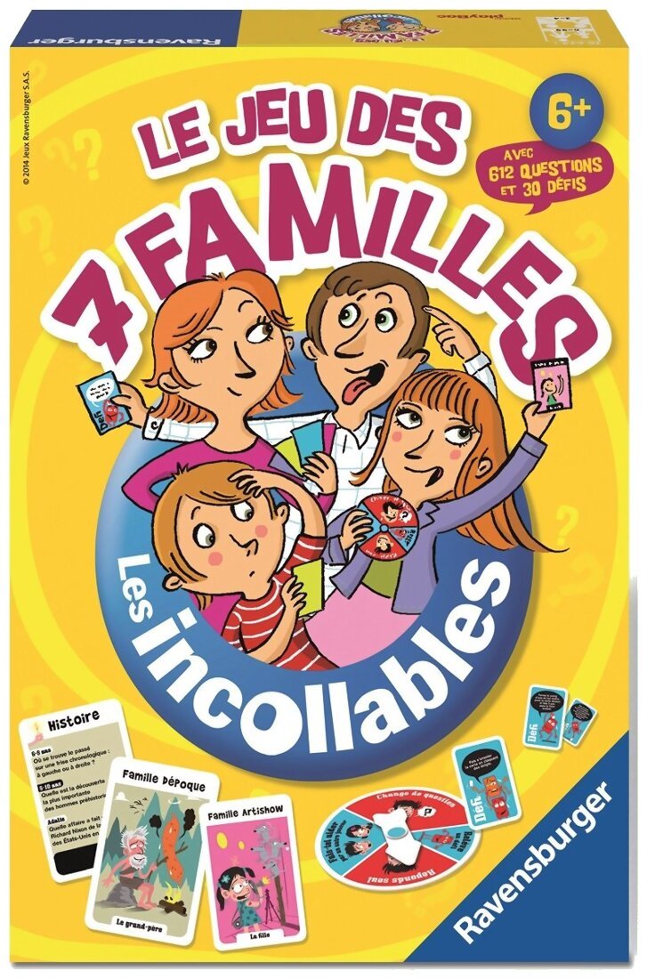 Les Incollables - Le Jeu des 7 familles