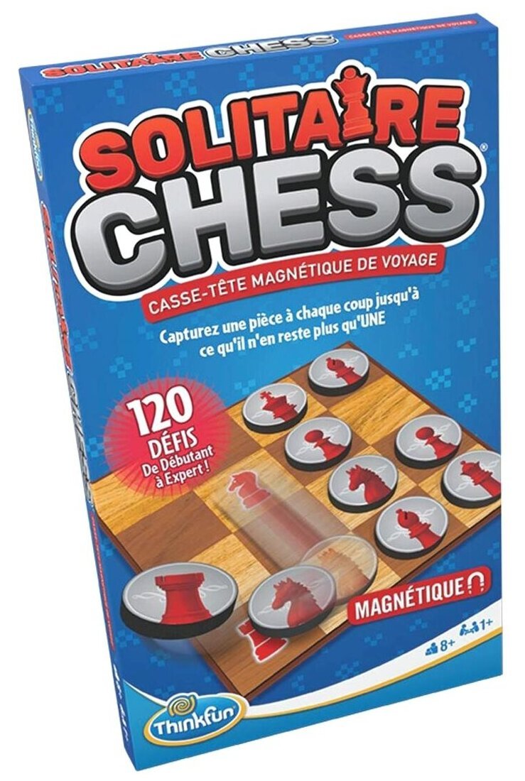 Solitaire Chess - Magnetic Travel Puzzle