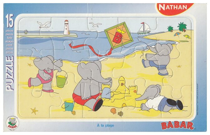 Photo: Puzzle - 101 dalmatiens - Partie de jeux - 15 pièces