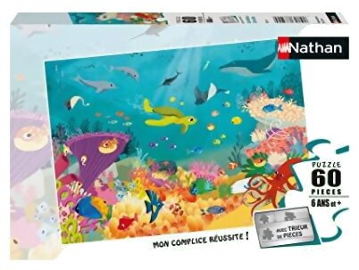 Puzzle Les Animaux des océans - 60 Pièces