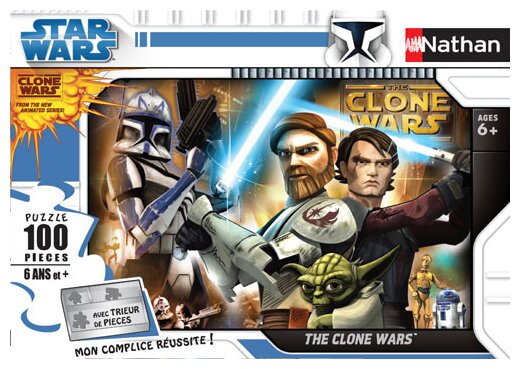 Puzzle - Clone Wars : L'aventure des Jedi - 100 Pièces