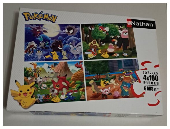 Puzzle  - Pokémon - 4x100 Pièces