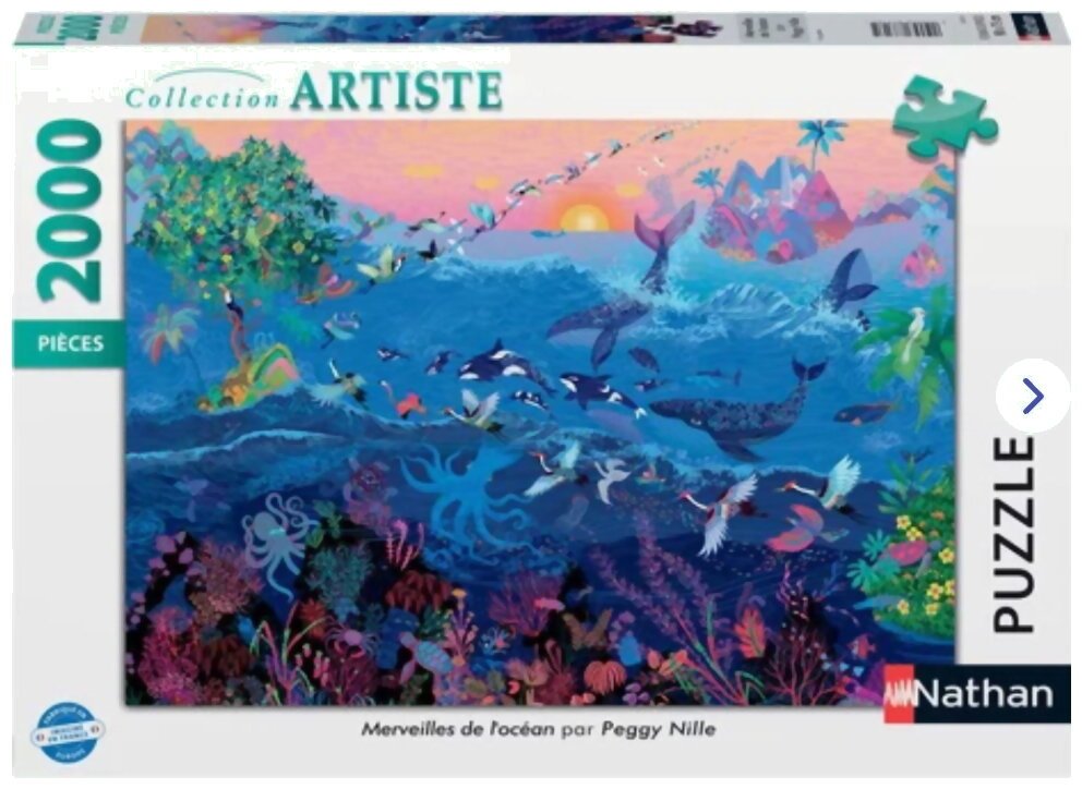 Puzzle - Merveilles De L'océan Par Peggy Nille - 2000 Pièces