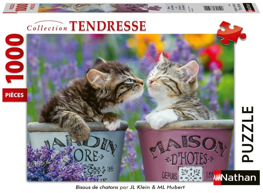 Puzzle - Bisous de chatons - 1000 pièces