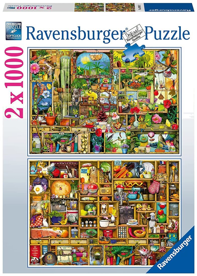Puzzle - Cuisine et Jardin - 2x1000 pièces