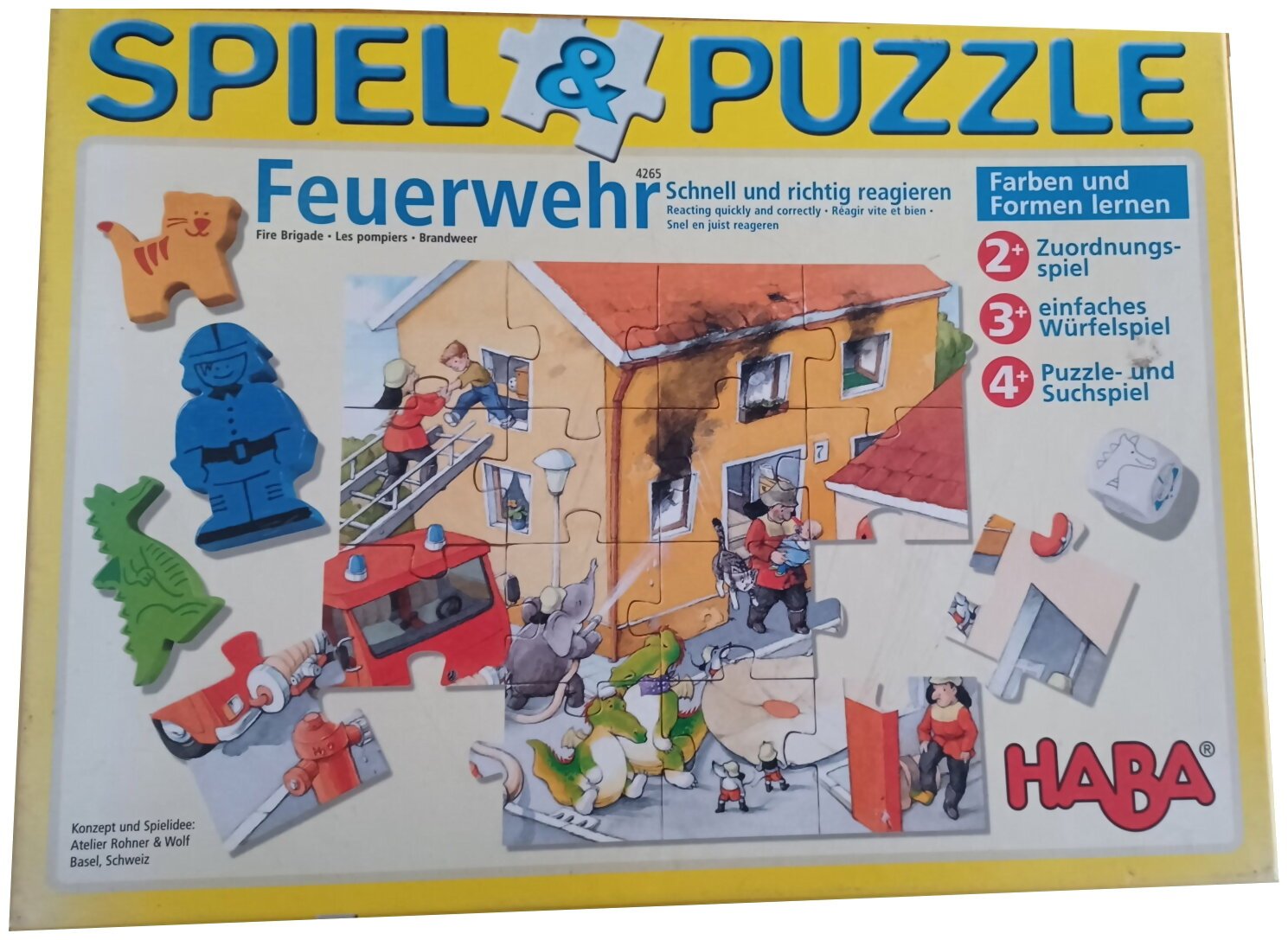 Jeu & Puzzle - Feuerwerh - Fire brigade - Les pompiers - brandweer