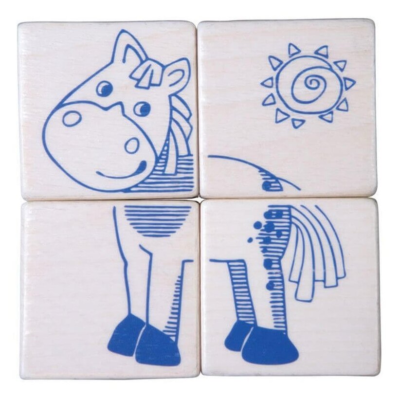 Cubes Puzzle : Animaux de la ferme