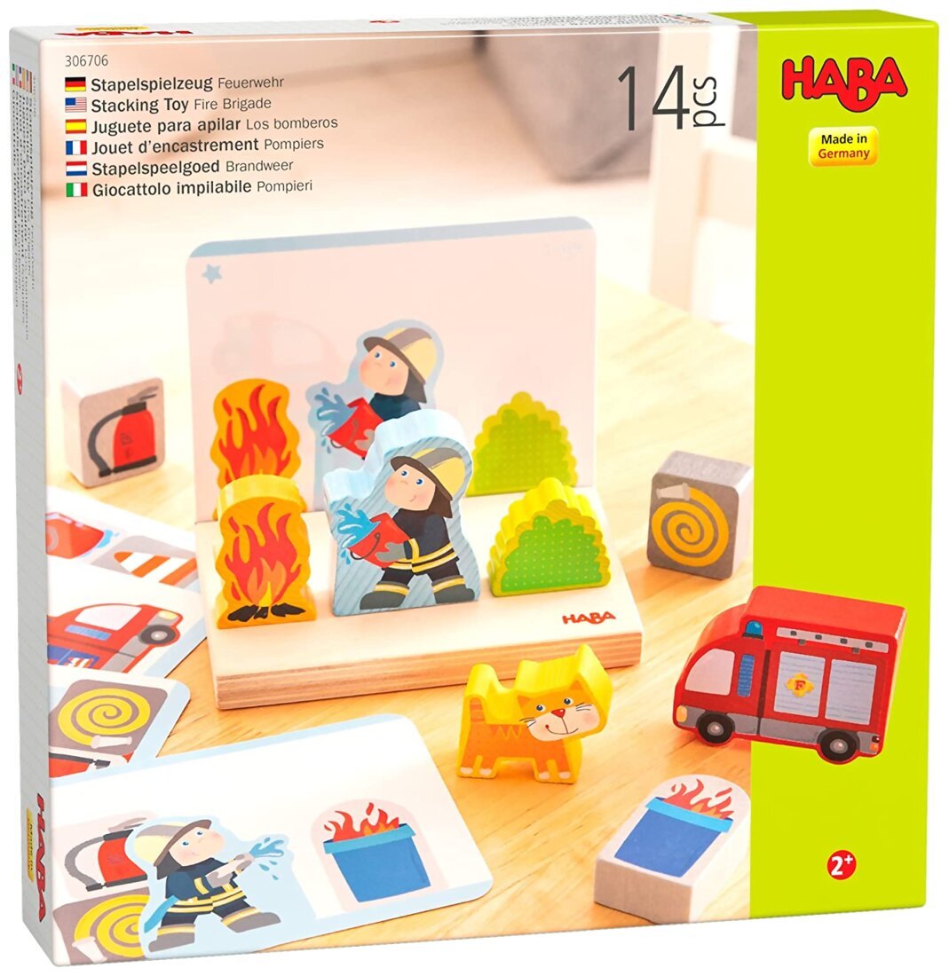 Jeu à empiler 3D Pompiers