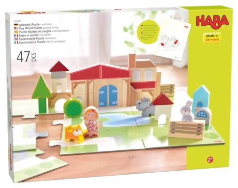 Blocs Et Puzzle - A La Ferme