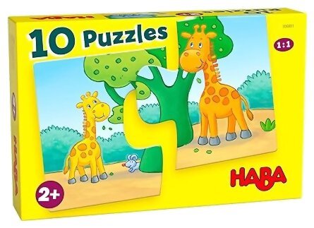 10 Puzzles - Animaux Sauvages