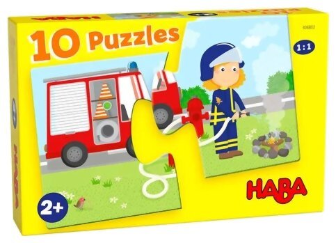 10 Puzzles – Véhicules D'intervention