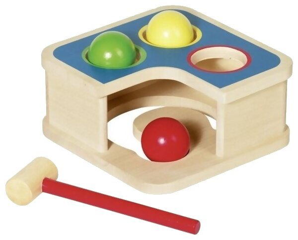 Jeu de maillet et toboggan