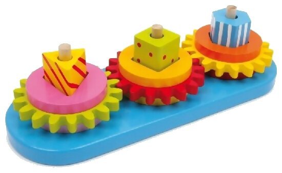 Jeu de motricité à emboîter - Roue dentée