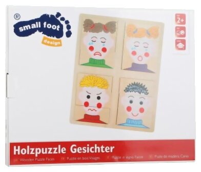 Puzzle En Bois Visages - 19 Pièces