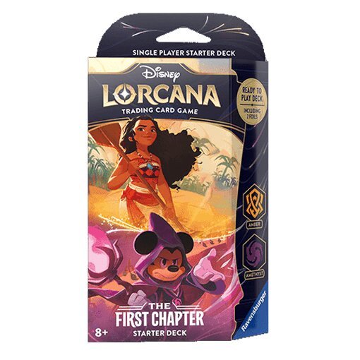 Lorcana - Starter Deck - Moana / Mickey Mouse - The First Chapter - Amber / Amethyst