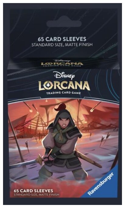 Lorcana - 65 Cards Sleeves - Mulan - L'ascension des Floodborn