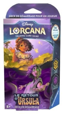 Lorcana - Deck de démarrage - Mirabel / Bruno - Le Retour d'Ursula - Ambre / Améthyste