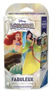 Lorcana - Deck De Démarrage -  Ariel / Mulan - Fabuleux - Ambre / Saphir