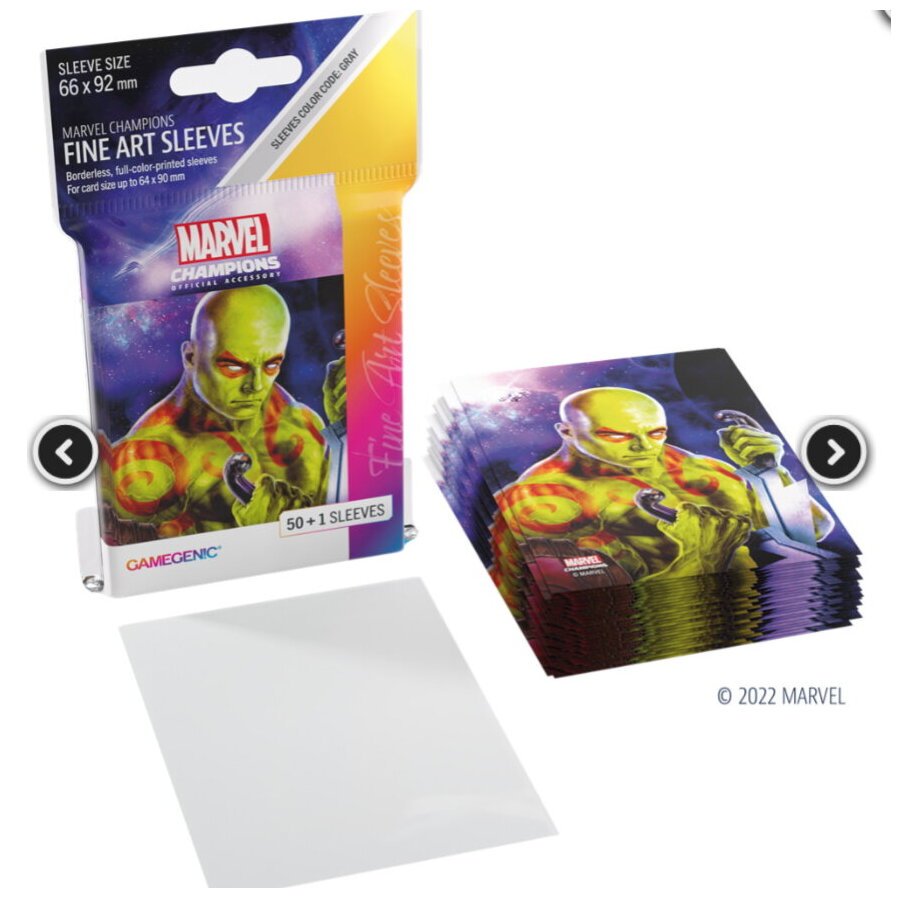 Marvel Champions - Art Sleeves - Drax