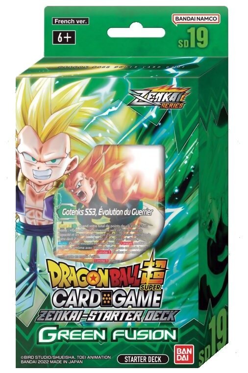 Dragon Ball Super Card Game - Starter Deck 19 - Zenkai Series - Green Fusion