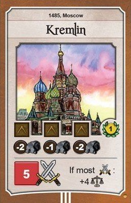 Nations - Carte promotionnelle 'Kremlin'