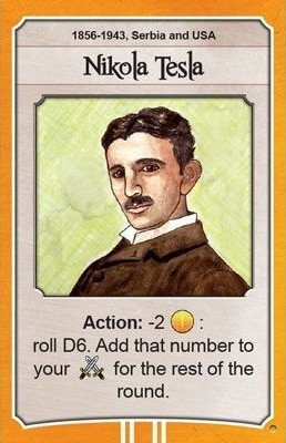 Nations - Carte promotionnelle 'Nikola Tesla'