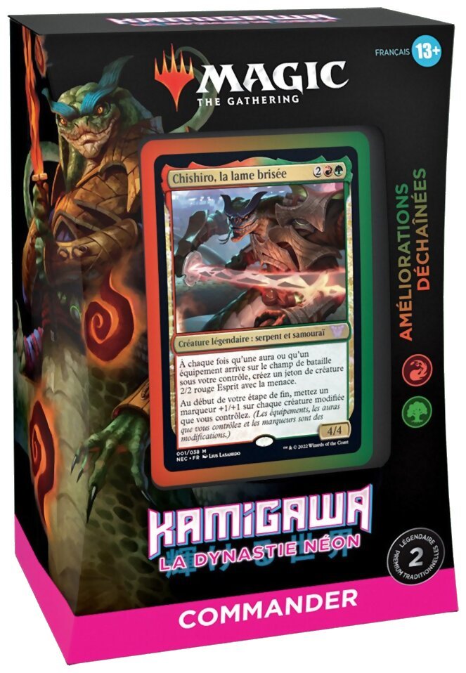 Magic -  Commander - Amélioration Déchainées - Kamigawa La Dynastie Néon
