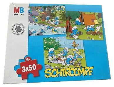 Puzzle - Schtroumpf - 3x50 Pièces