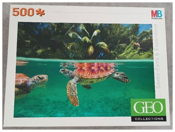 Puzzle - Tortues Dans Le Lagon - 500 Pièces