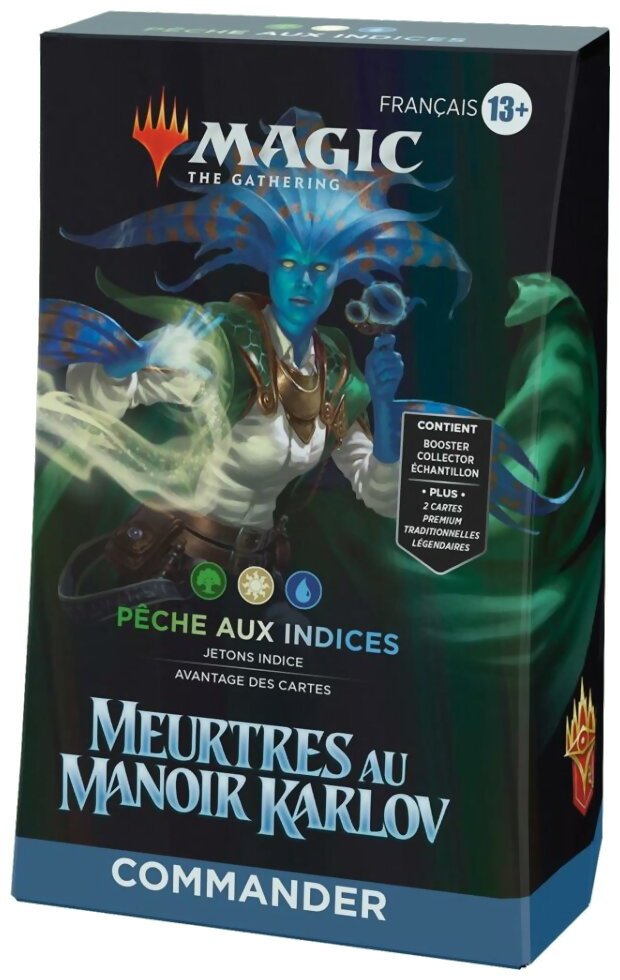 Magic -  Deck Commander - Pêche aux Indices - Meurtres Au Manoir Karlov