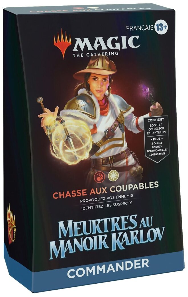 Magic -  Deck Commander - Chasse Aux Coupables - Meurtres Au Manoir Karlov