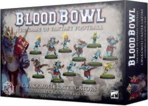 Blood Bowl - Équipe d'Hommes Lézards - Gwaka'moli Crater Gators