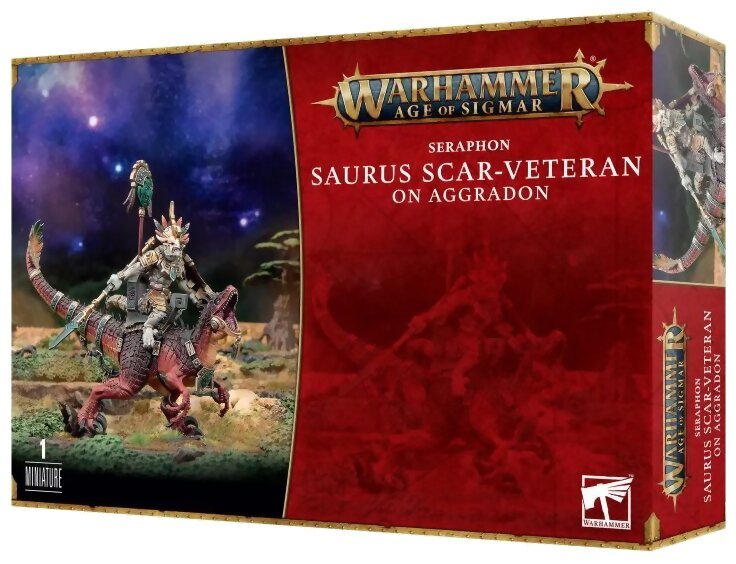 Age Of Sigmar - Saurus Scar-Veteran On Aggradon - Seraphon