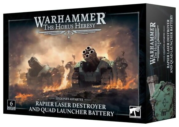 The Horus Heresy - Rapier Laser Destroyer And Quad Launcher Battery - Legiones Astartes