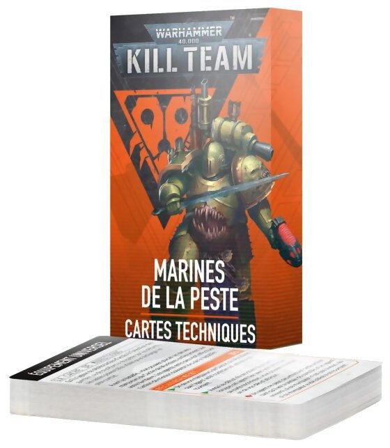 Kill Team - Marines De La Peste - Cartes Techniques