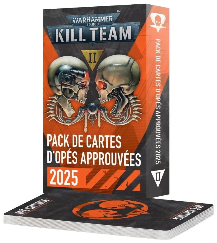 Kill Team - Pack De Cartes D'Opés Approuvées 2025